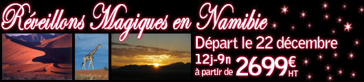 Séjour Nouvel An Namibie