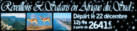 S�jour Nouvel An Afrique du Sud