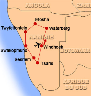 Voyages, séjours, vacances en Namibie