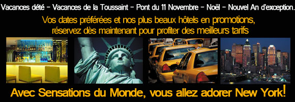 promo voyage new york toussaint, 11 novembre, Noel, Nouvel An,...