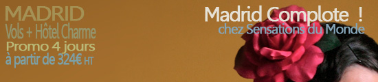 week end madrid, promo s�jour madrid