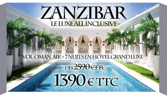 voyage zanzibar promo