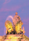 fontaine de nuit