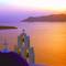 Un coucher de soleil dans les Cyclades