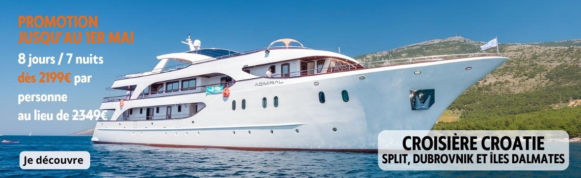 Promo croisière croatie